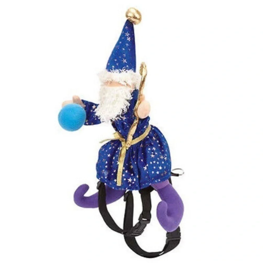 Zach and Zoe dog harness size extra large, Halloween, Merlin, Court jester